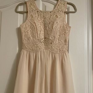 Beautiful light blush BCBG GENERATION dress